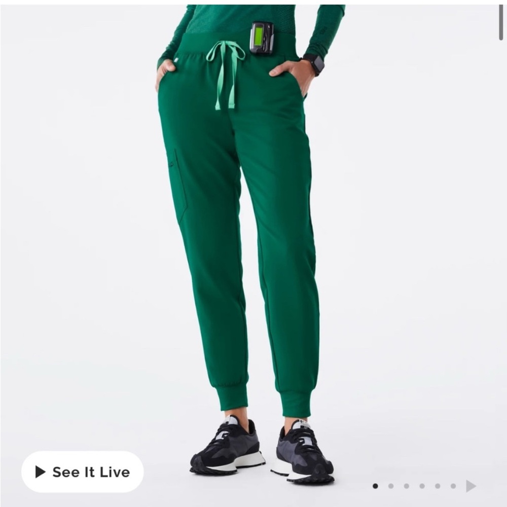 Figs Zamora Green Jogger Pants